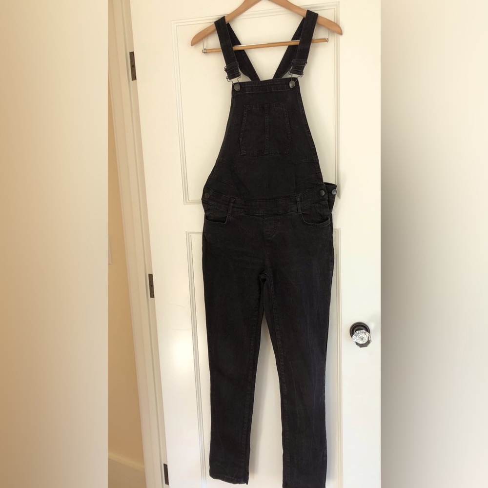 Seraphine black maternity overalls